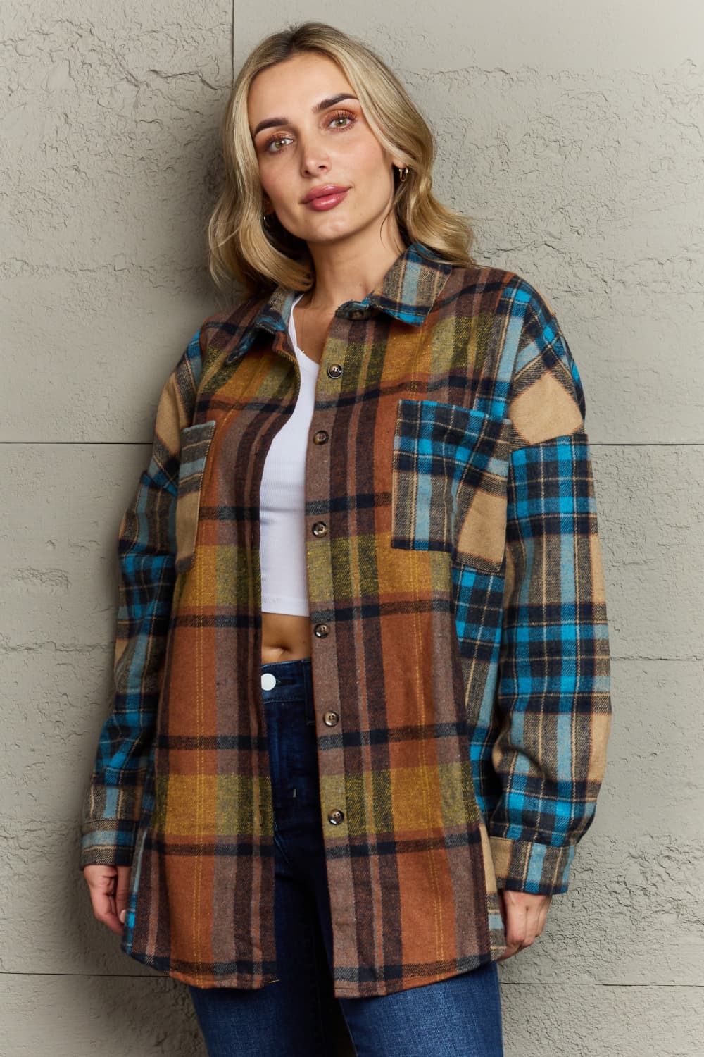 Cottage Bound Plaid Shacket