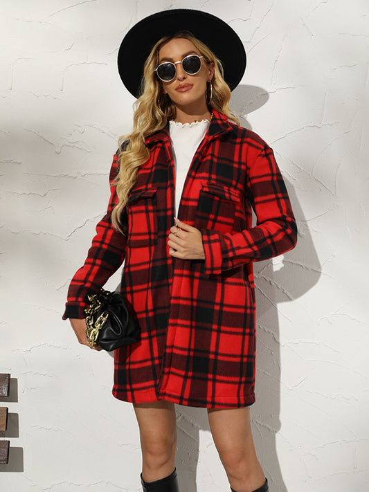 Walk In Nature Plaid Coat