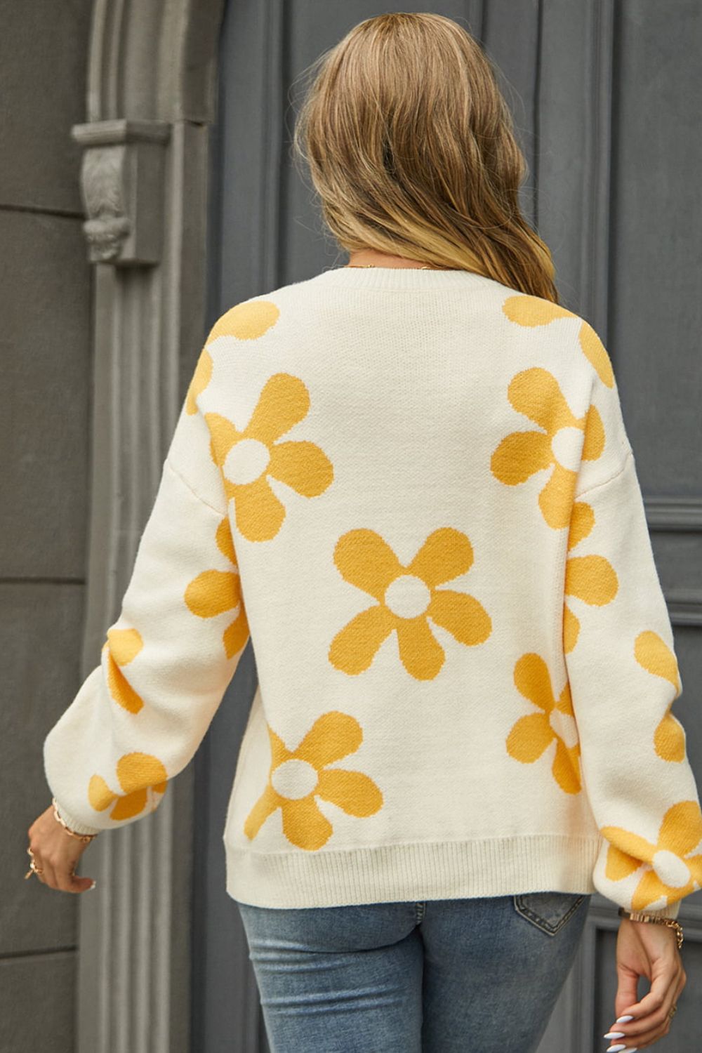 Make My Day Floral Sweater