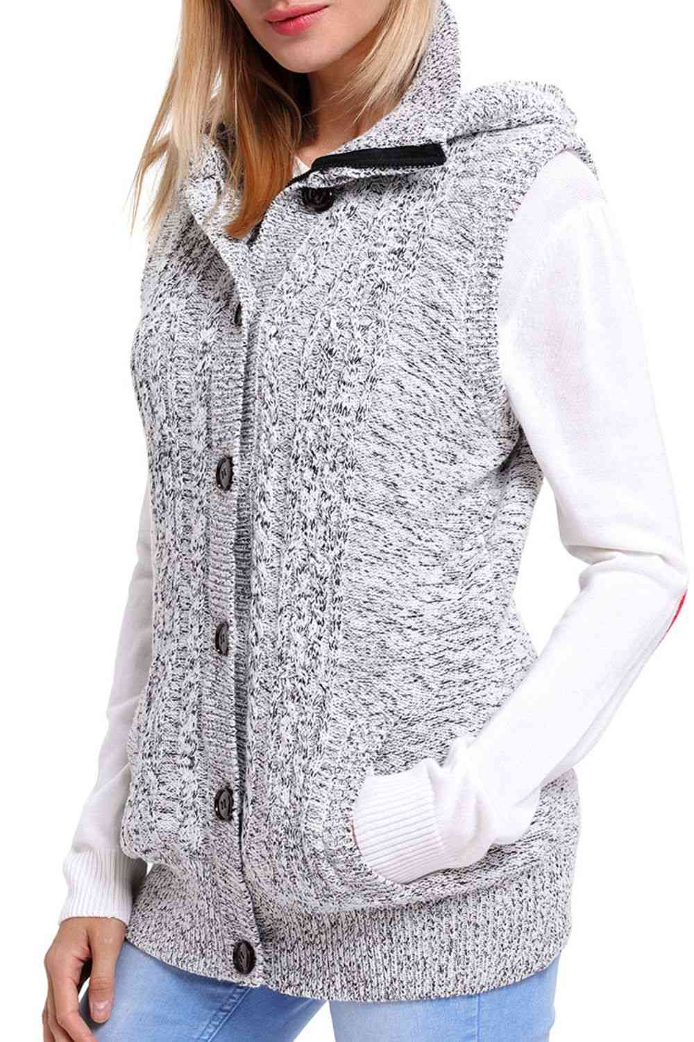 Cozy Up Hooded Sweater Vest