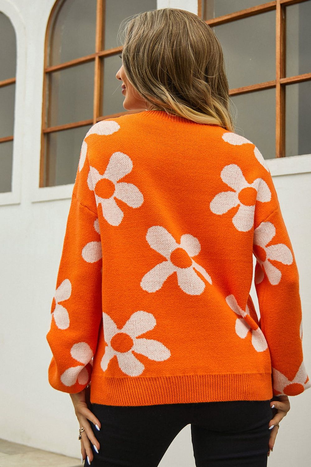 Make My Day Floral Sweater