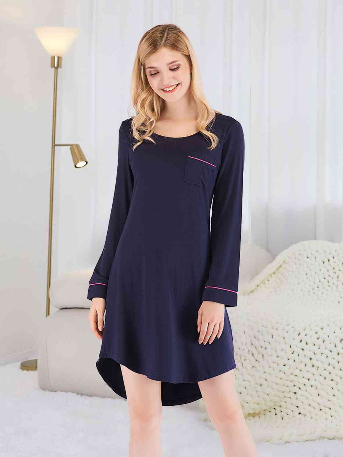 Sweet Dreams Round Neck Night Dress