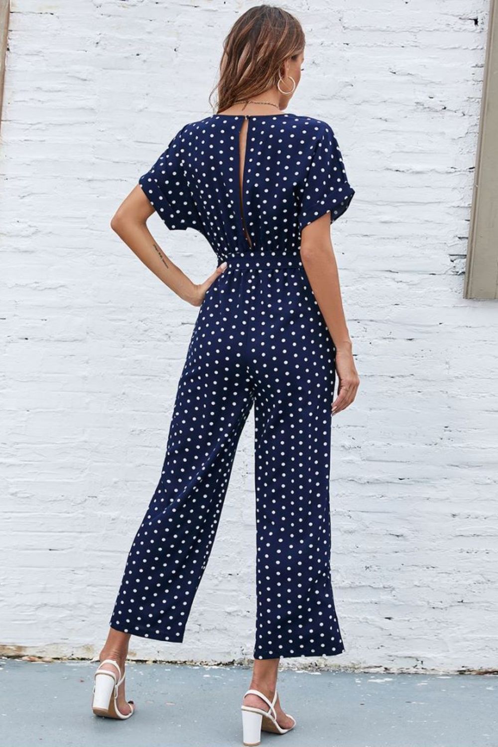 Meant To Be Polka Dot Jumpsuit