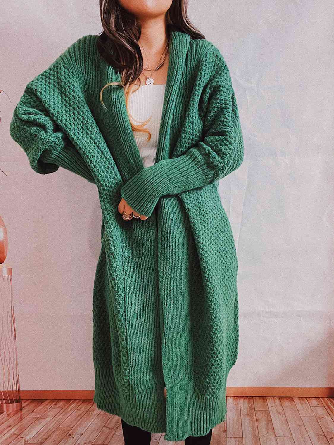 Adele Open Front Longline Cardigan