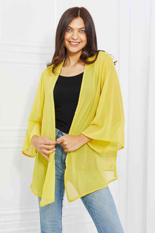 Just Listen Chiffon Kimono