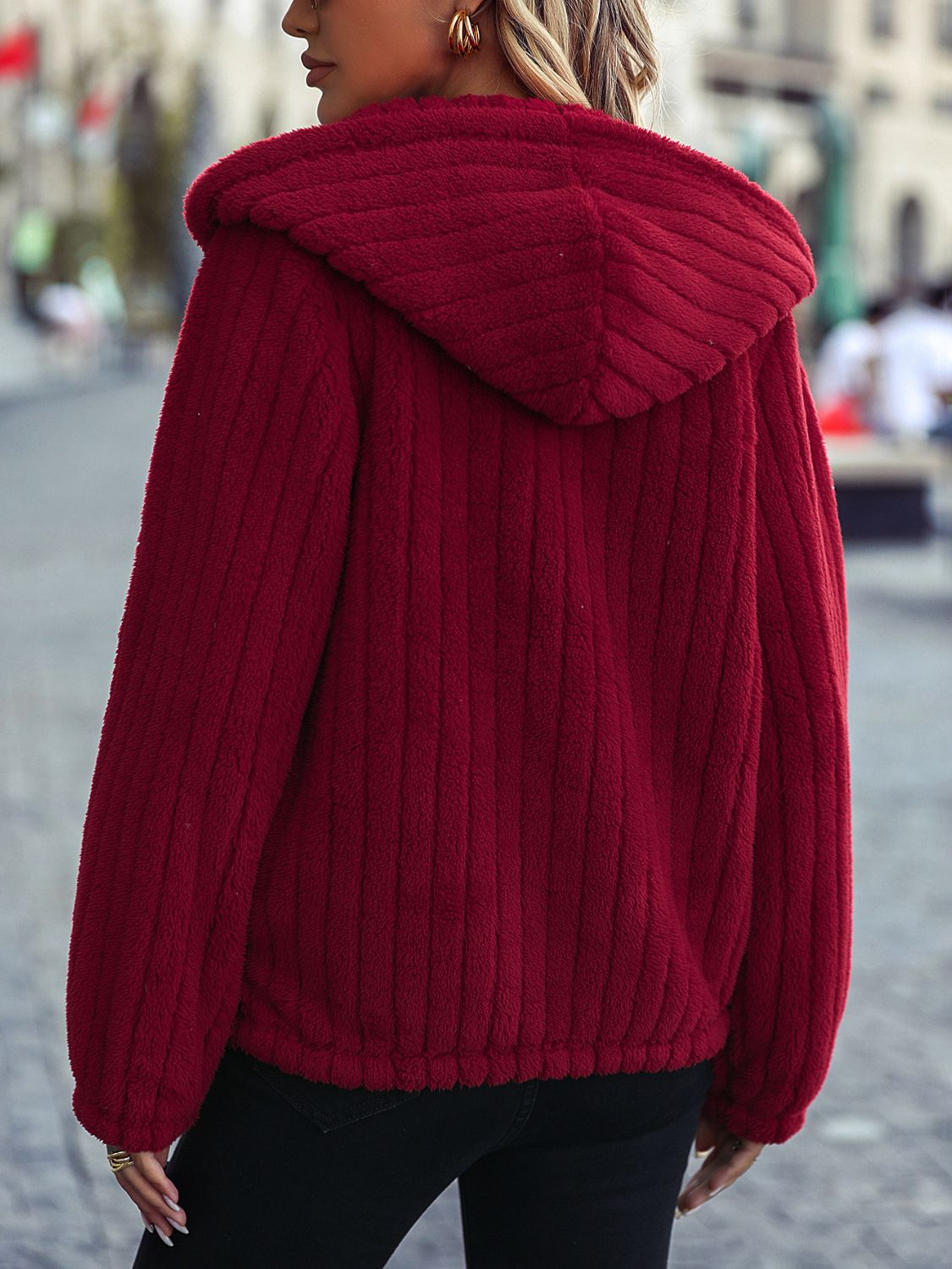 Cabernet Zip-Up Hooded Jacket