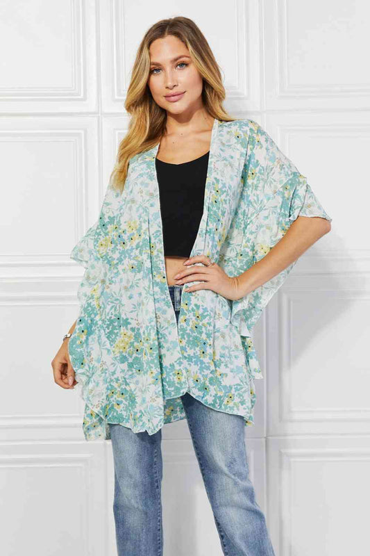 Fields of Poppy Floral Kimono