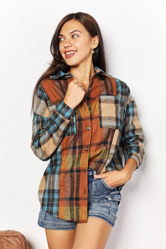 Outdoor Fun Plaid Shacket