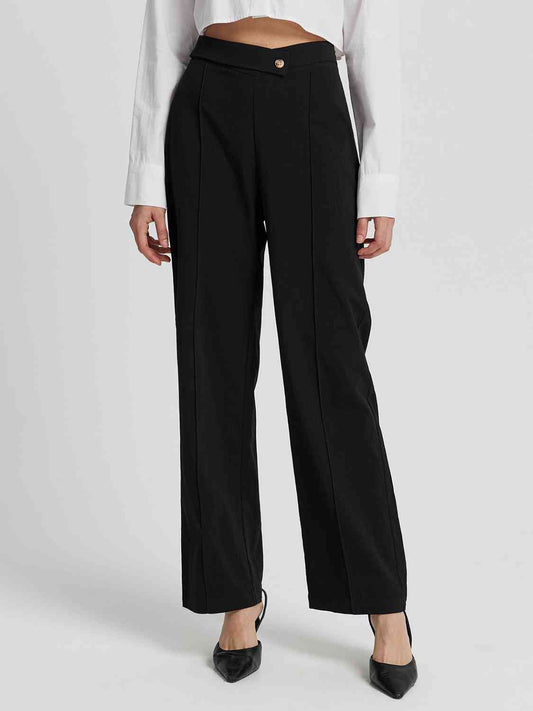 Mya High Waist Straight Pants