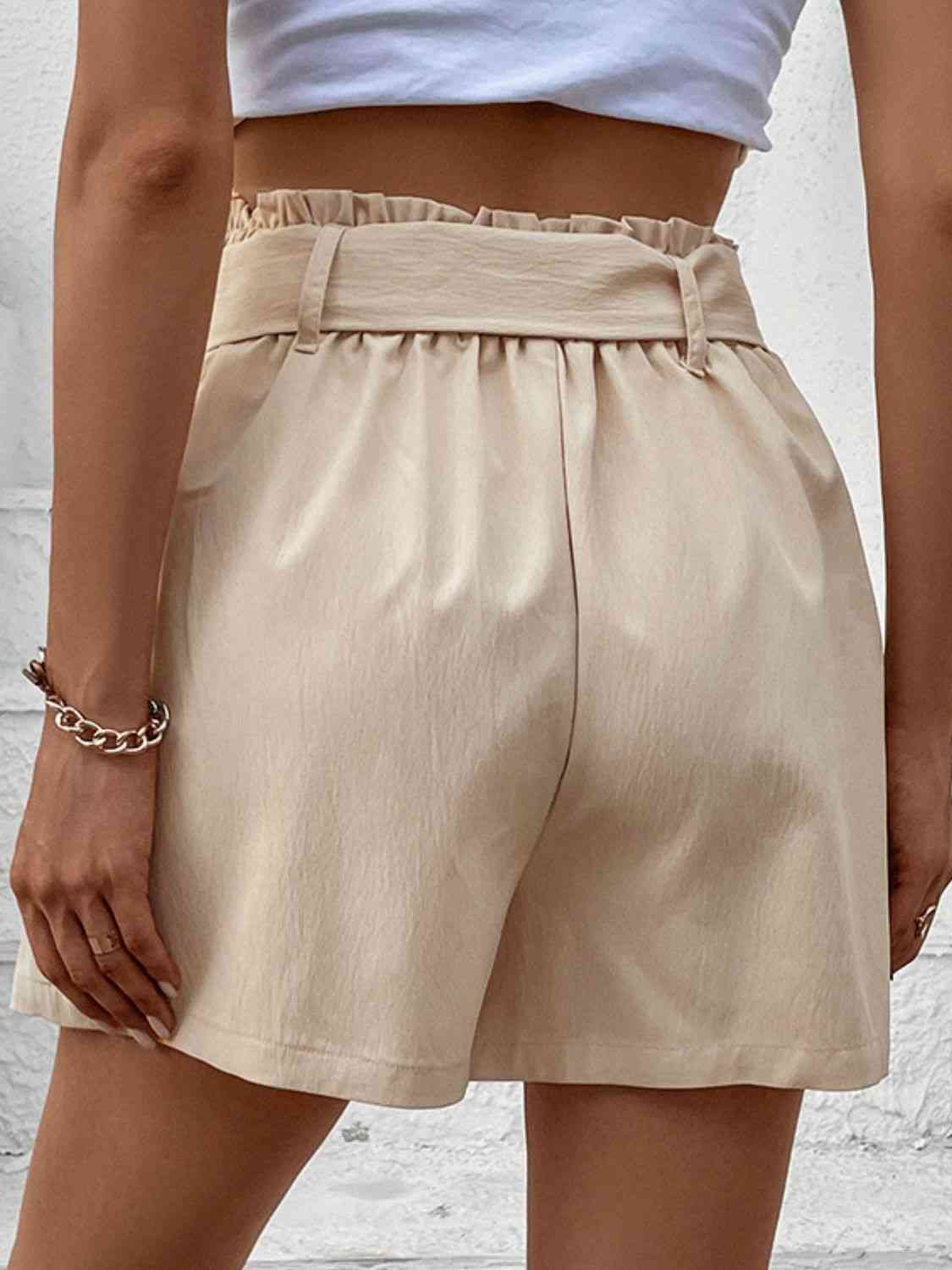 Vacation Time Belted Shorts