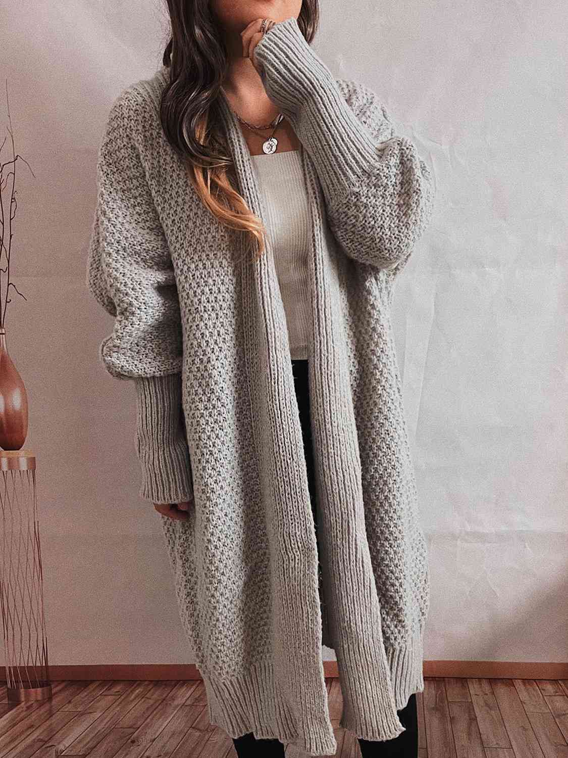 Adele Open Front Longline Cardigan