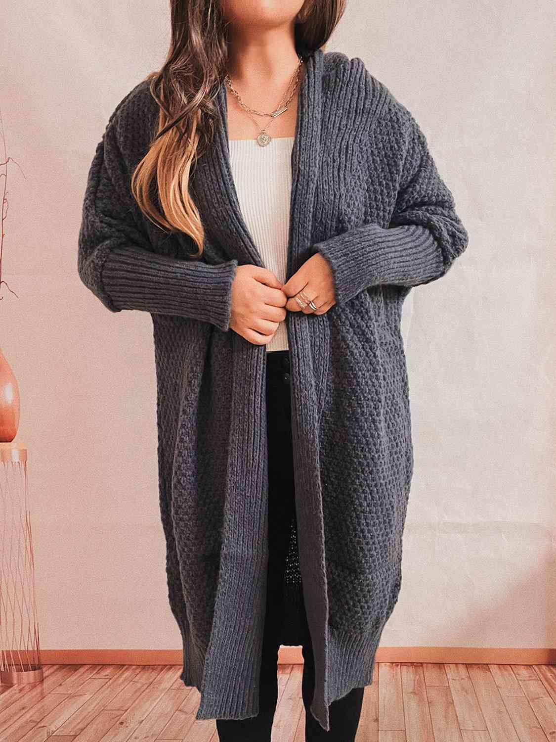 Adele Open Front Longline Cardigan