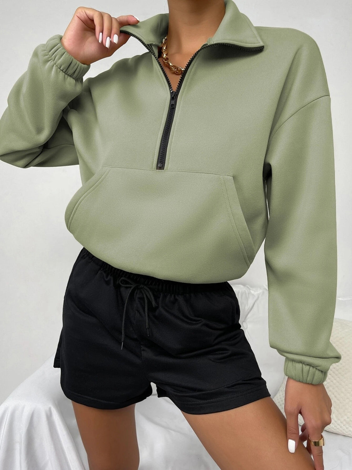 Indulge Me Half-Zip Sweatshirt
