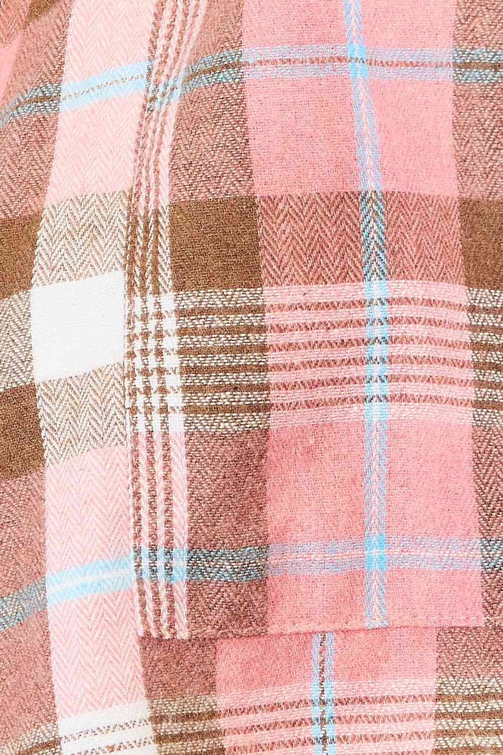 Kendra Plaid Long Sleeve Button-Up Shirt