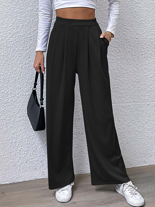 Greta High Waist Straight Pants