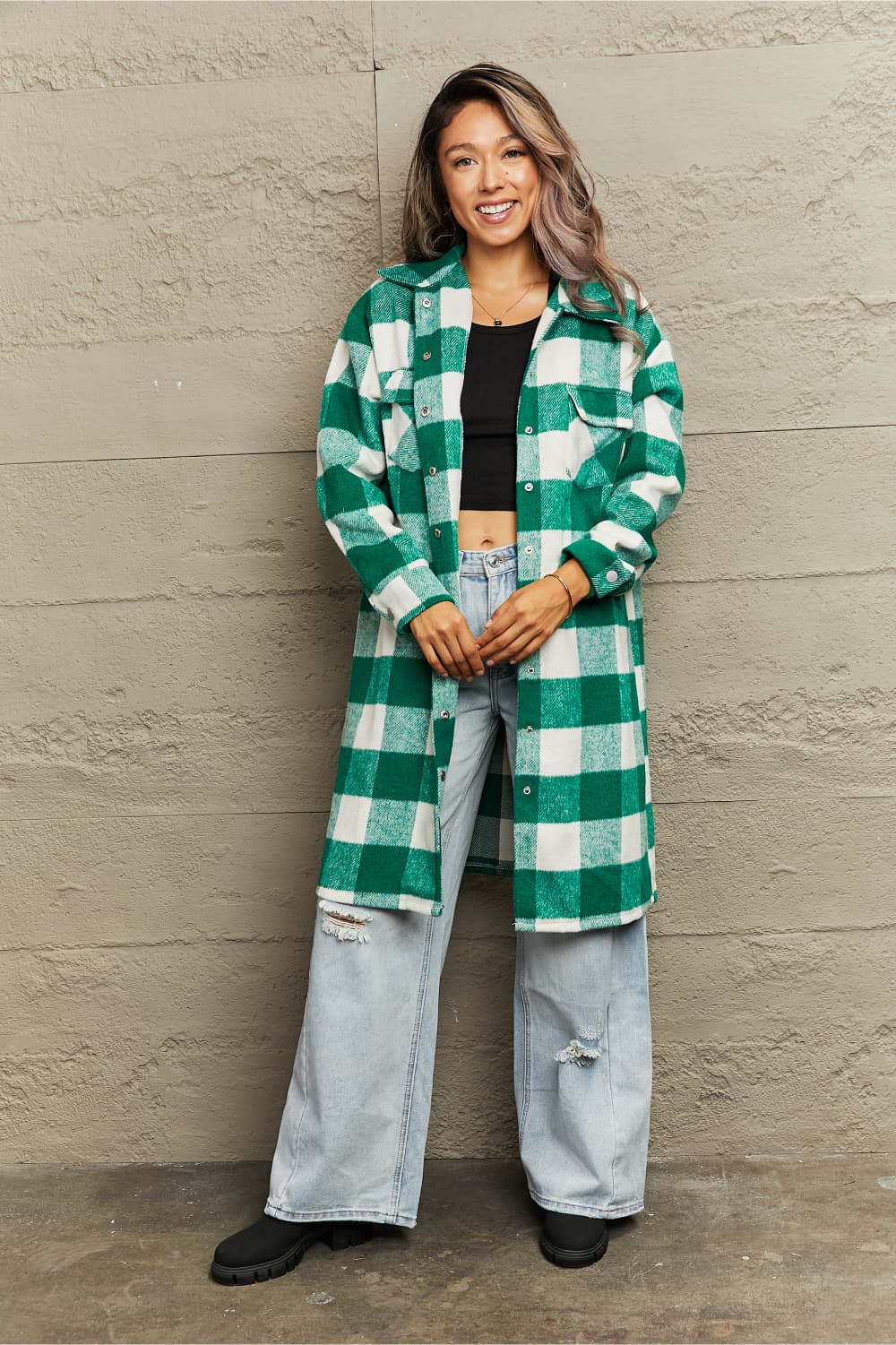 Come See Me Plaid Jacket