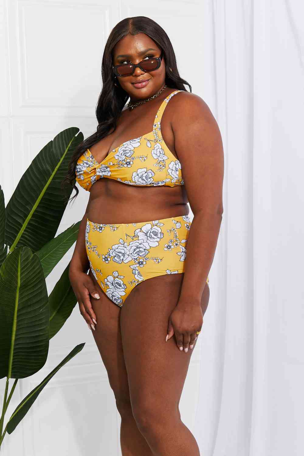 Let's Take A Dip Floral Bikini