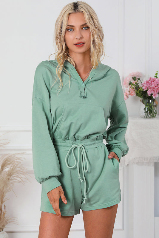 Time To Play Hooded Romper