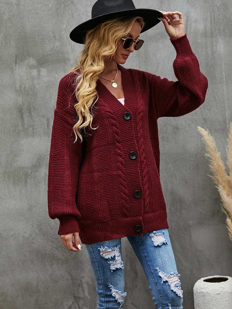 Find Me There Cable-Knit Cardigan