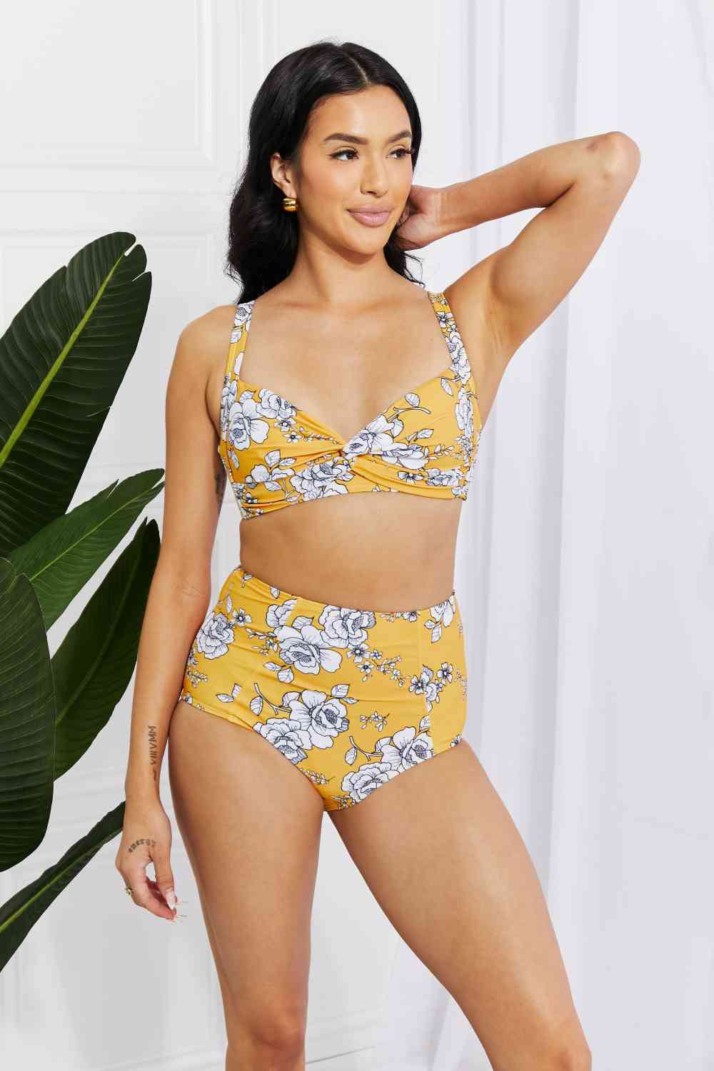 Let's Take A Dip Floral Bikini