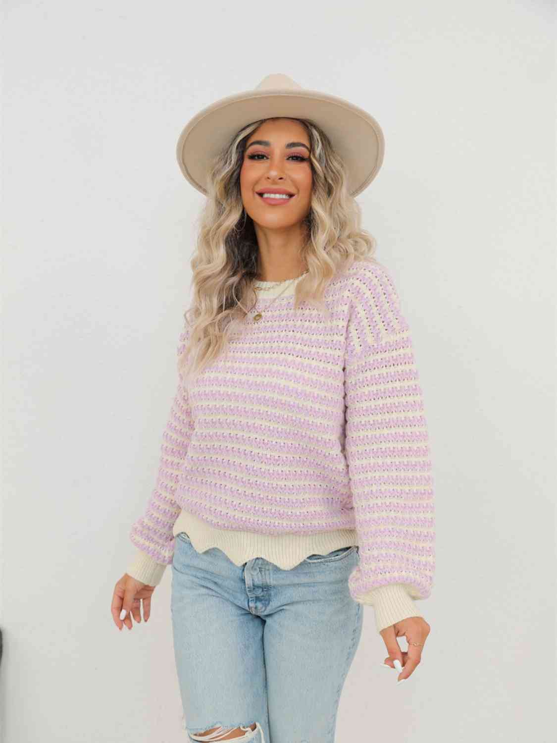 Evelyn Striped Sweater