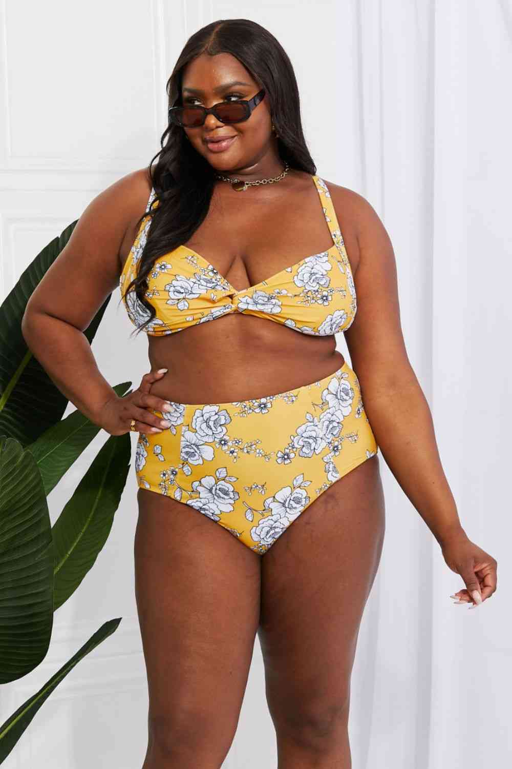 Let's Take A Dip Floral Bikini