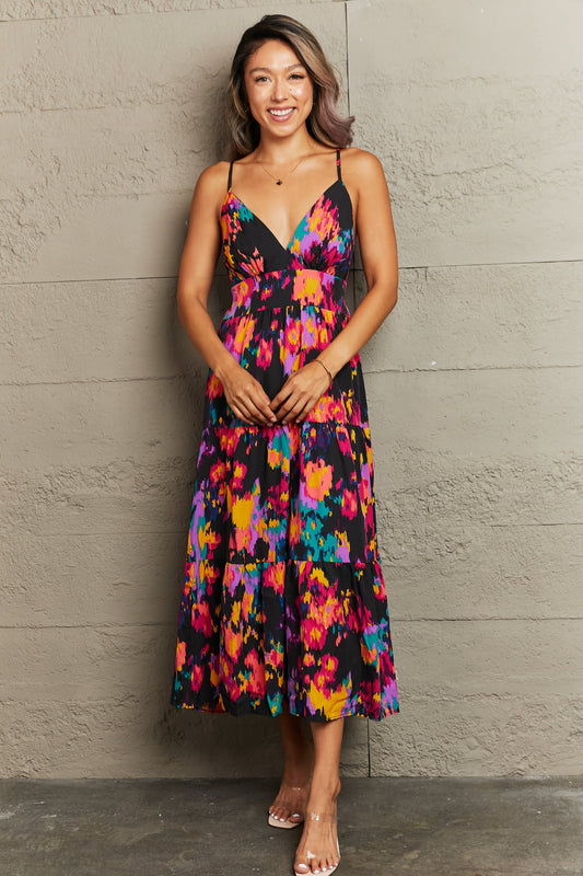 Tropical Nights Midi Dress