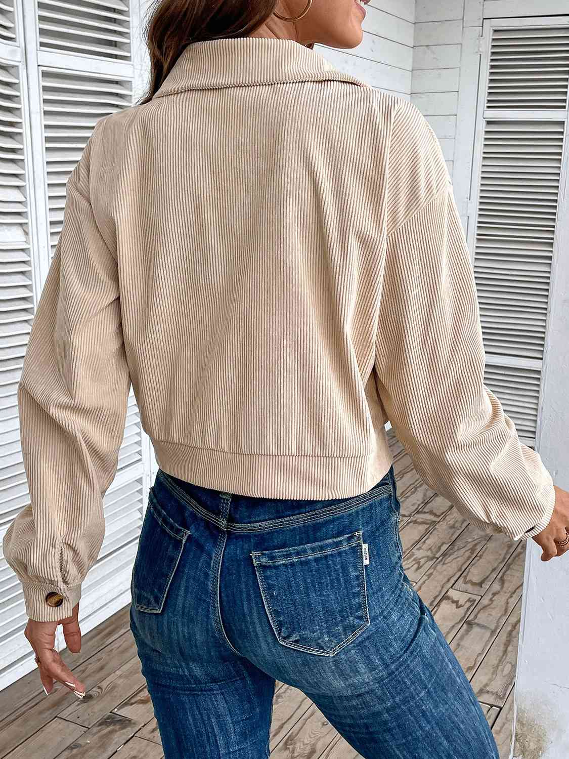 Dakota Color Block Button-Up Jacket