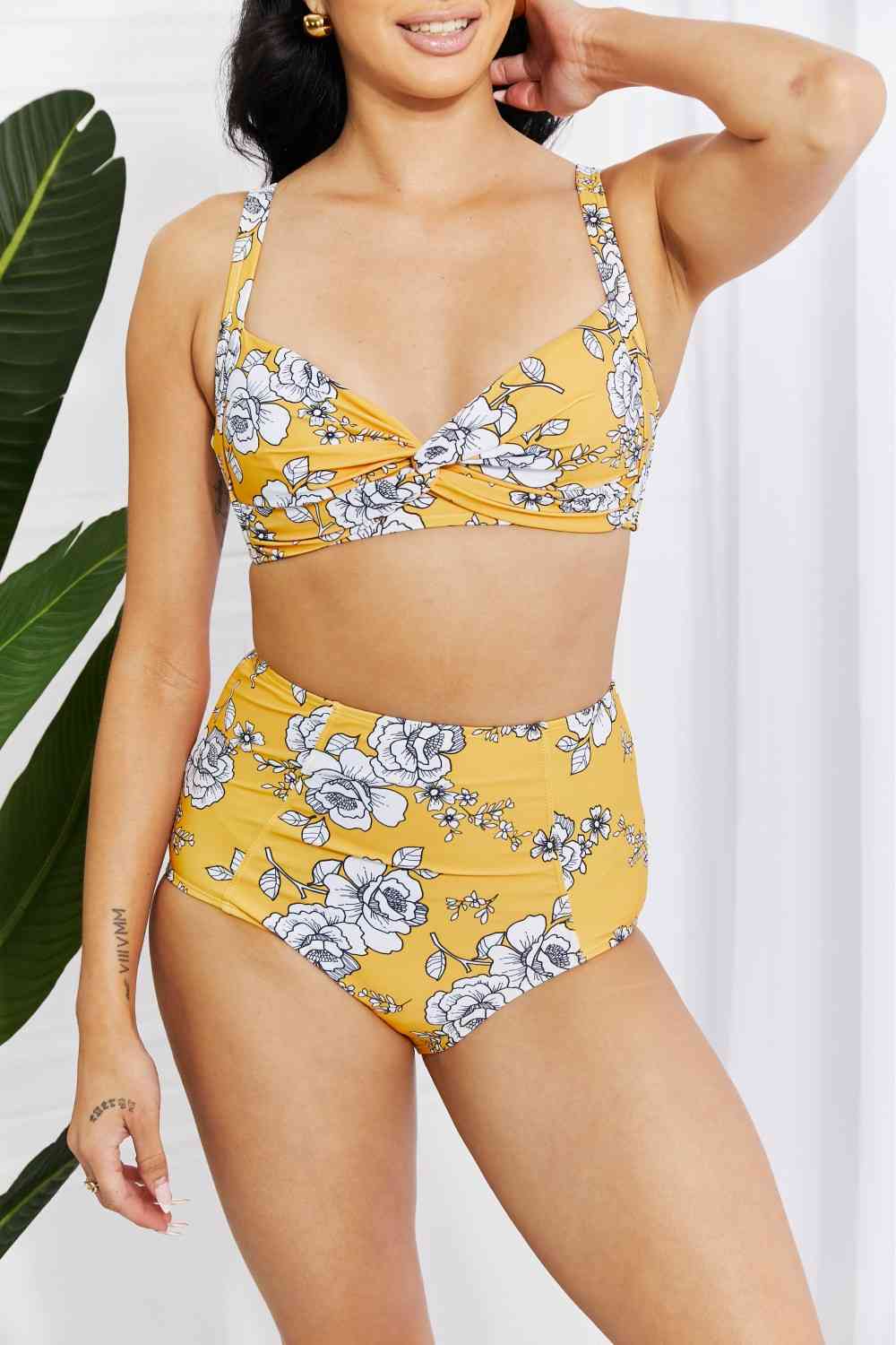 Let's Take A Dip Floral Bikini