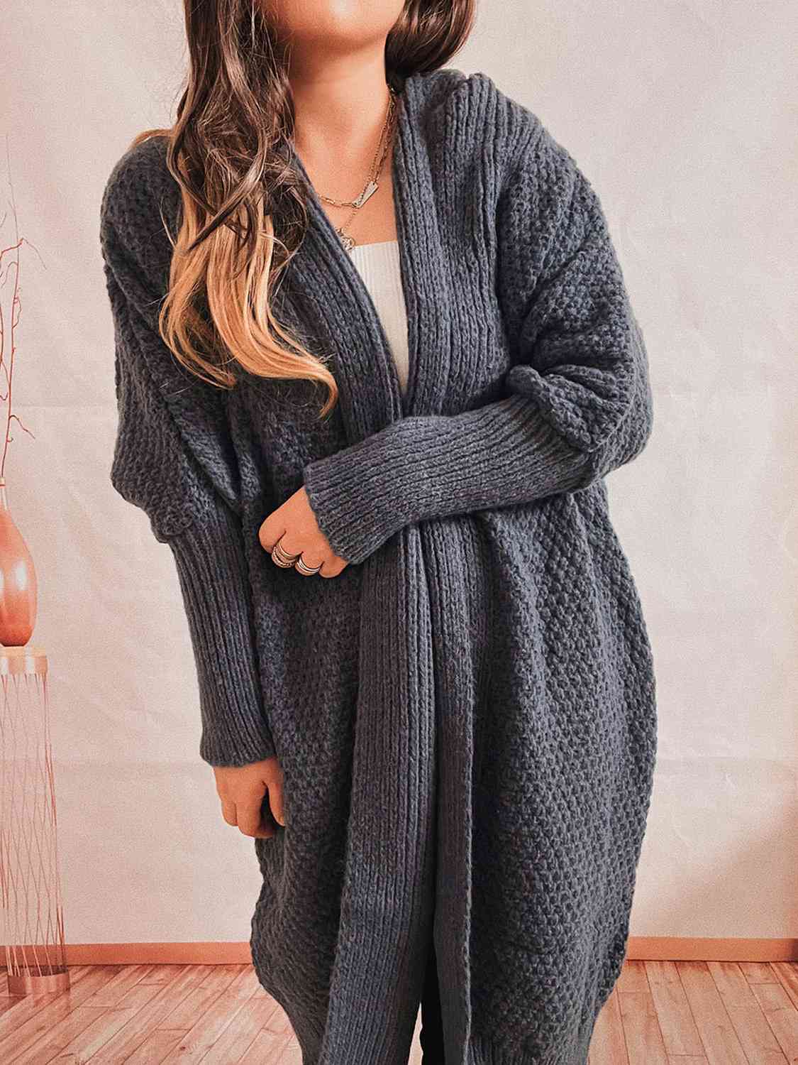 Adele Open Front Longline Cardigan