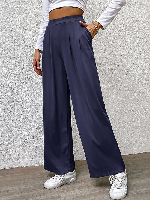 Greta High Waist Straight Pants