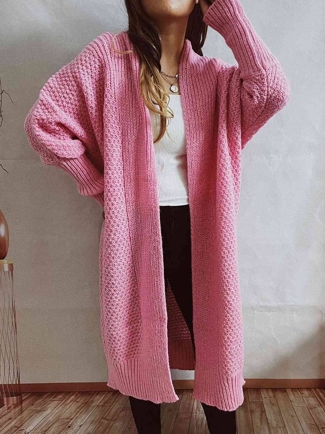 Adele Open Front Longline Cardigan