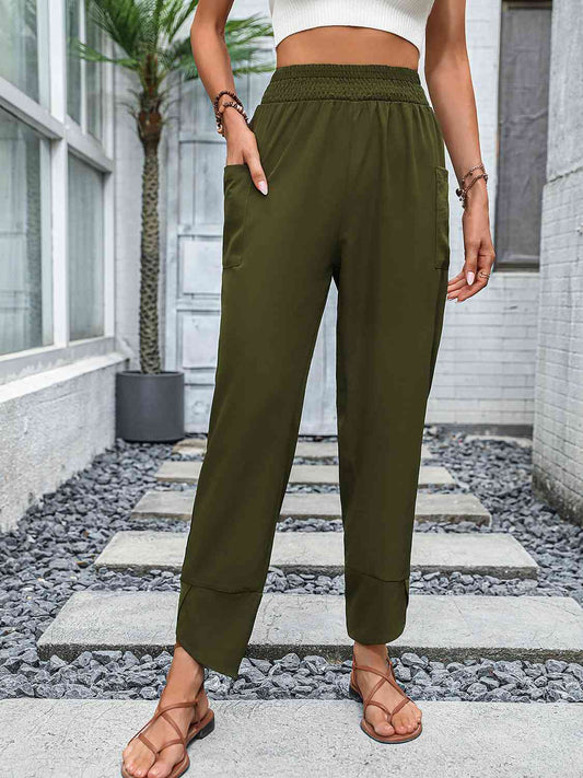 Admiral Smocked Waist Pants