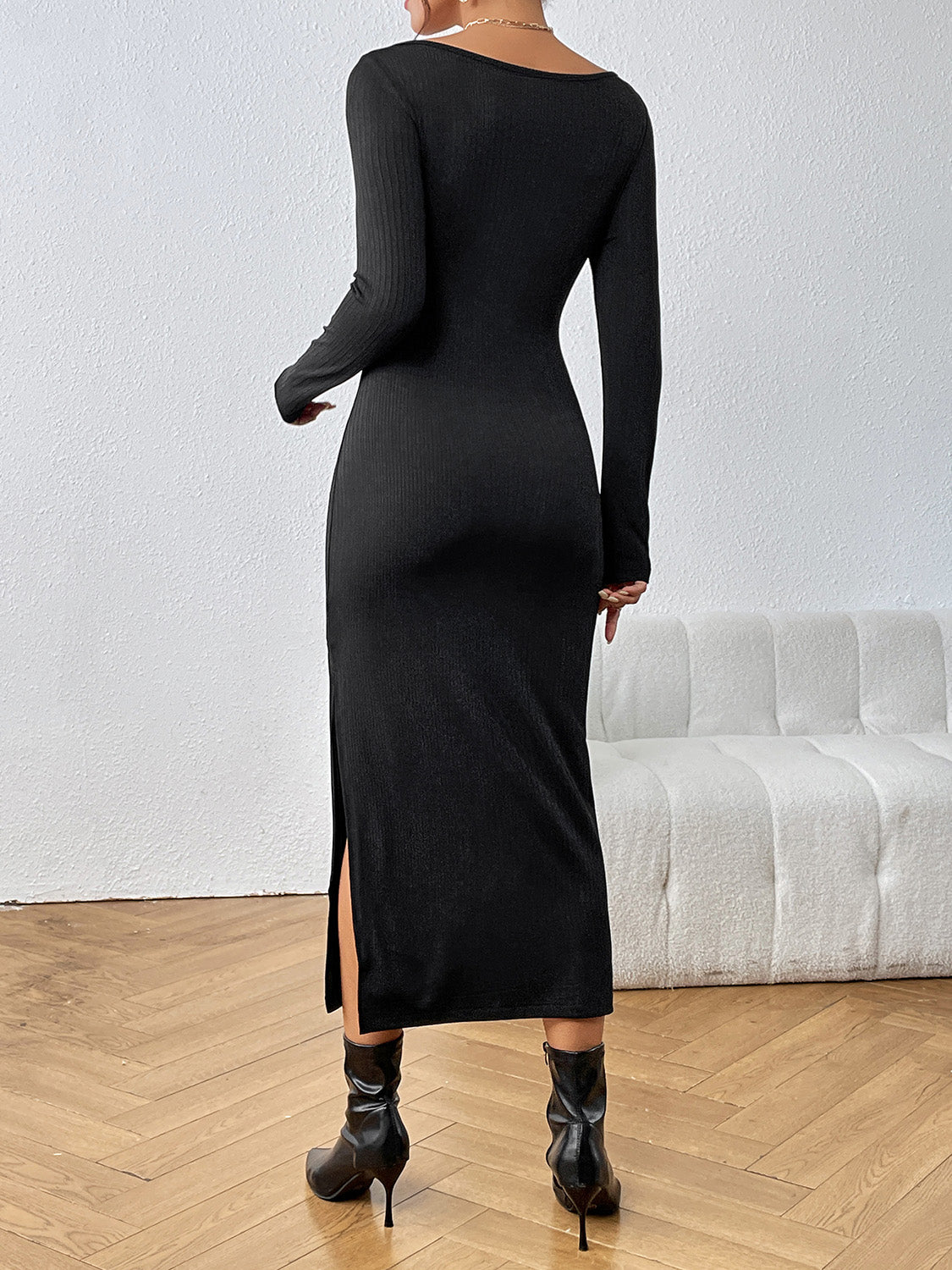 Calling For You Cutout Midi Dress