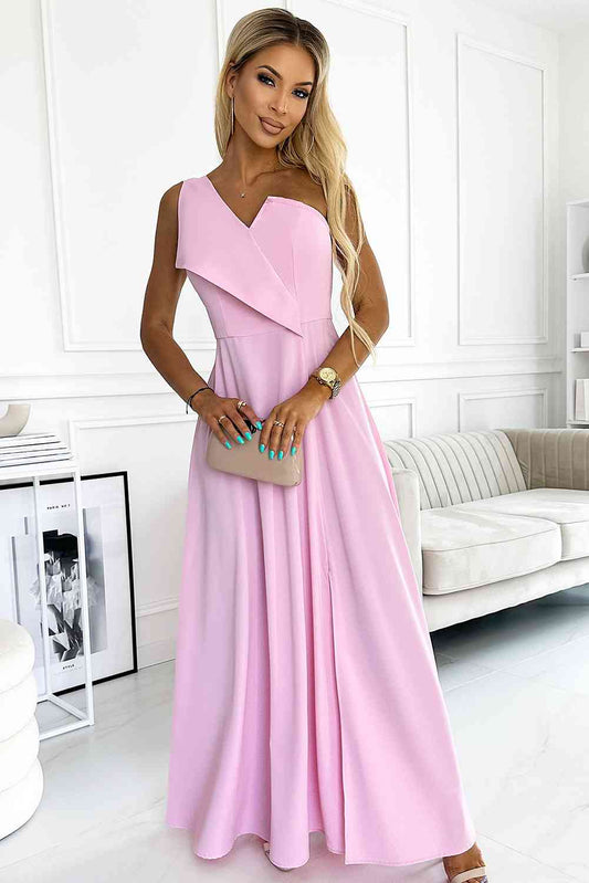 Melinda One-Shoulder Maxi Dress