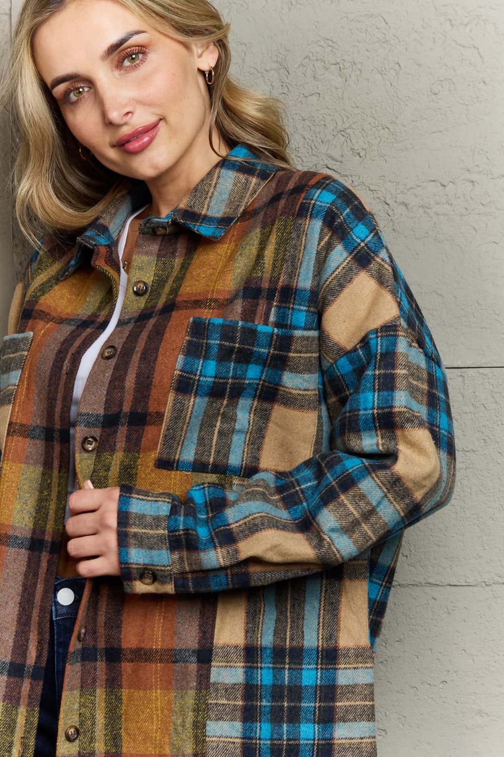 Cottage Bound Plaid Shacket