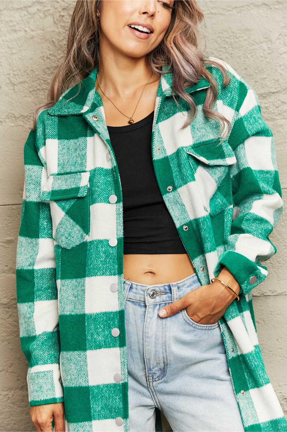 Come See Me Plaid Jacket