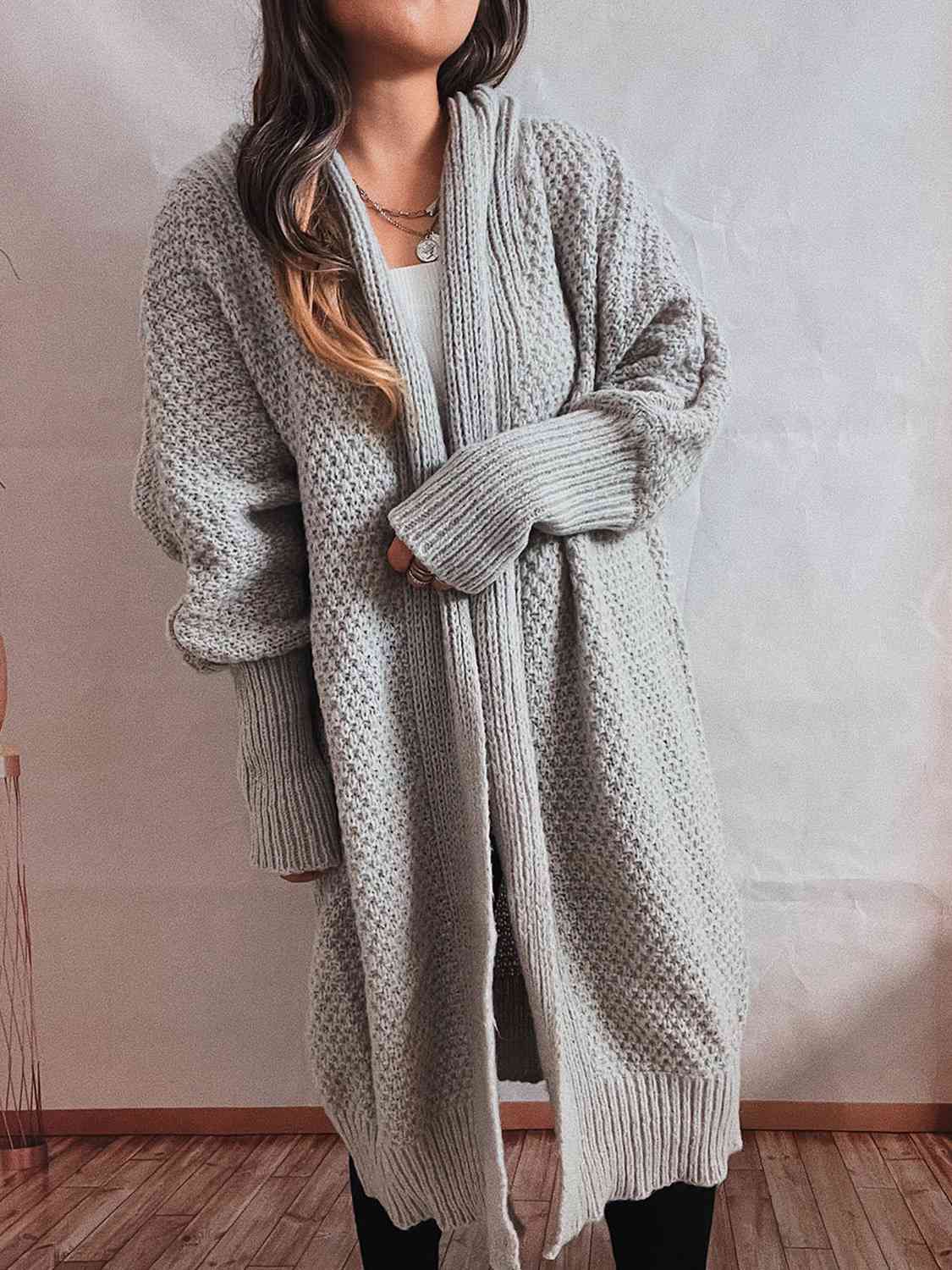 Adele Open Front Longline Cardigan