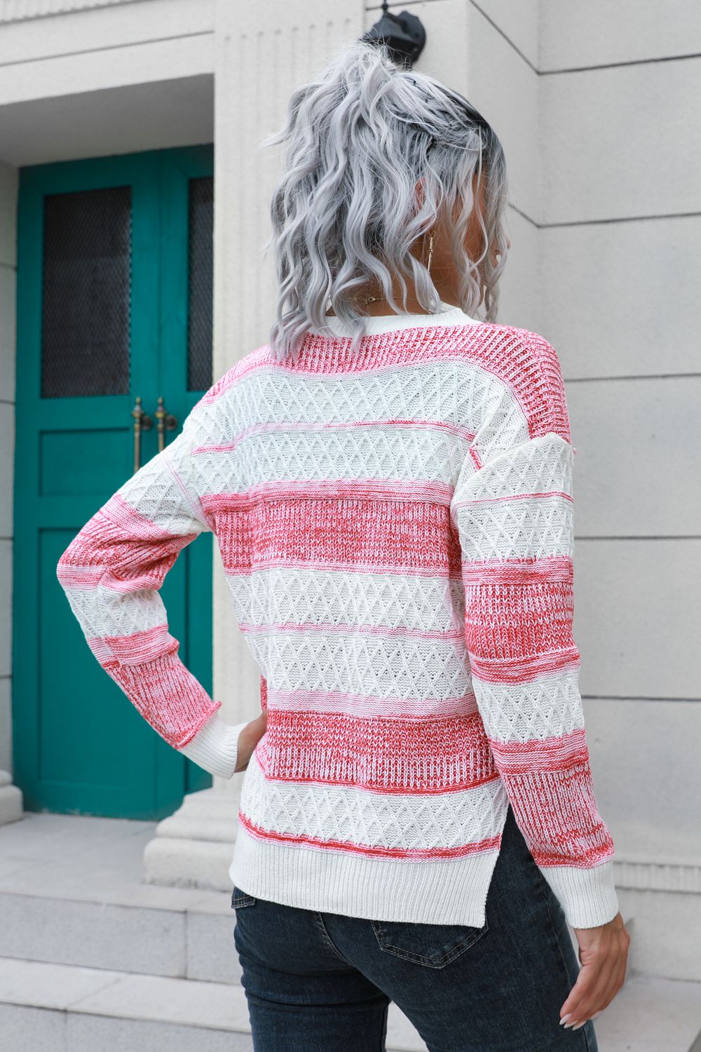 Let's Get Cozy Two-Tone Sweater