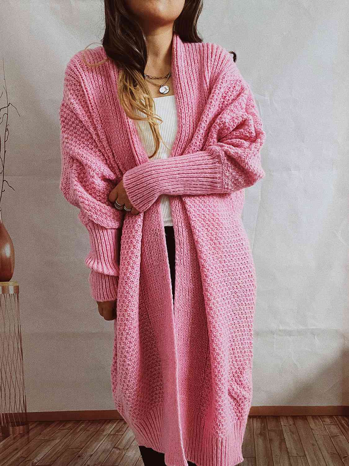 Adele Open Front Longline Cardigan