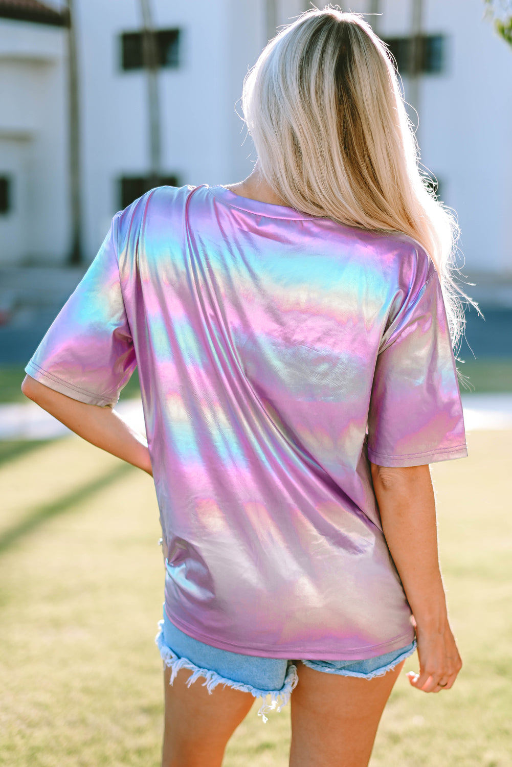 Stay Wild Holographic Tee