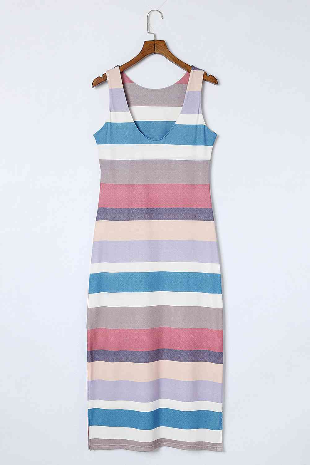 Lillie Striped Sleeveless Maxi Dress