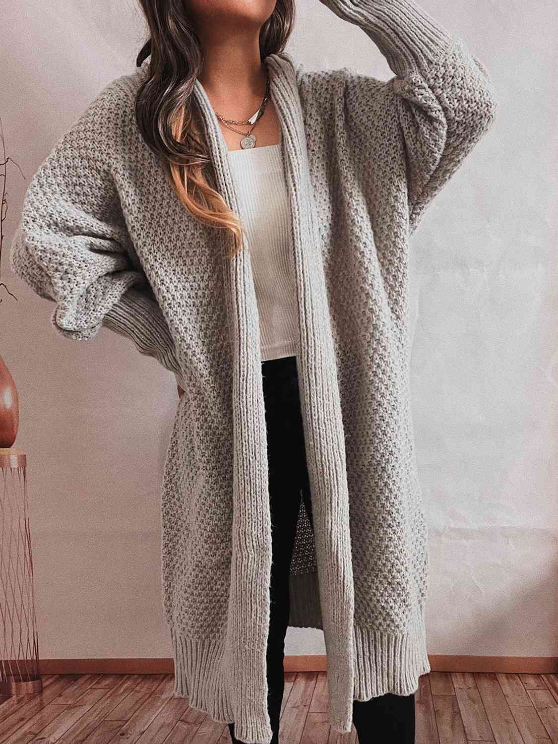 Adele Open Front Longline Cardigan