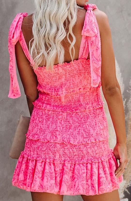 Such A Doll Pink Ruched Mini Dress